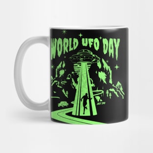 World UFO Day, flying saucer Mug